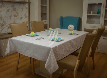 Obrus Magic Garden Beż Mankiet 6/1 Obrus Magic Garden Beż Mankiet 6/1