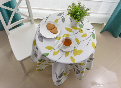 Obrus Flowers W78 Wypustka Zielona