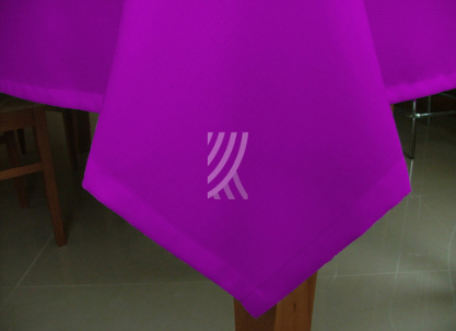 Obrus Len Średni Fiolet Podszyty