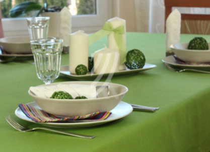 Obrus Pola Zielony Mankiet