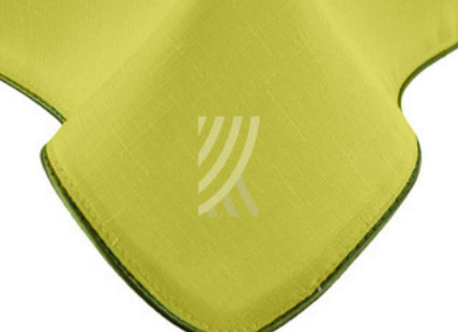 Obrus Len Seledyn Wypustka Zielona 048