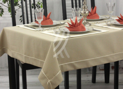 Obrus Len Natura Elegance MT 6/1 Sznurek Krem Obrus Len Natura Elegance MT 6/1 Sznurek Krem