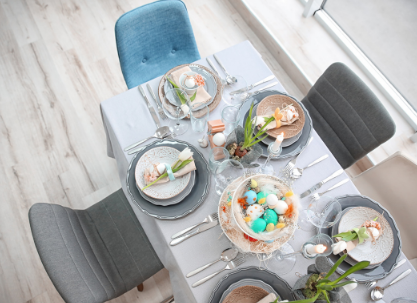 Stół wielkanocny dekoracja