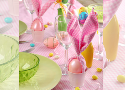 Wielkanoc - dekoracje na stole