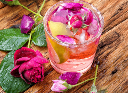Napój z różą