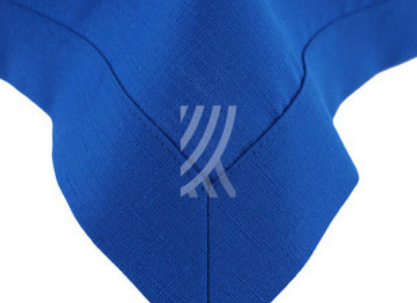 Obrus Len Ciemny Niebieski MT