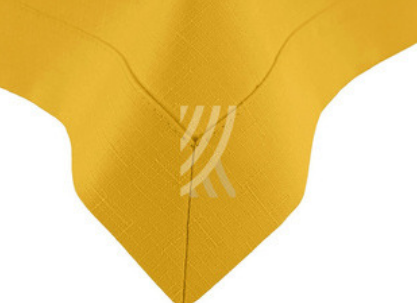 Obrus Len Ciemny Żółty MT