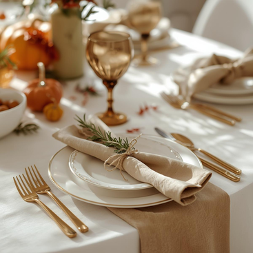 Jesienna paleta na stole — kolory i wzory, które tworzą przytulny klimat