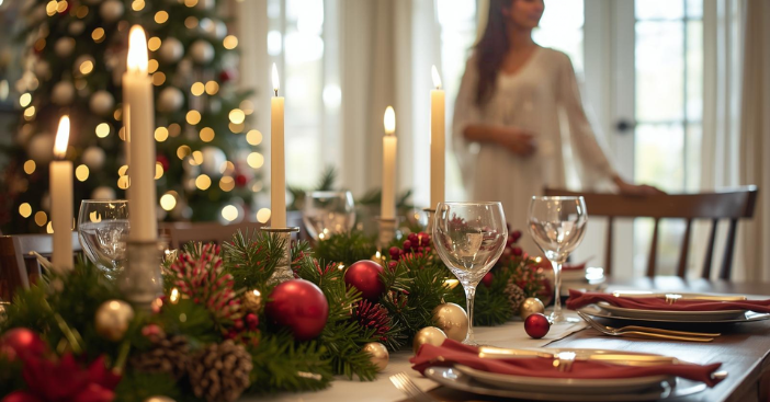 Trendy w obrusach i dekoracji stołu <br>na Boże Narodzenie 2025