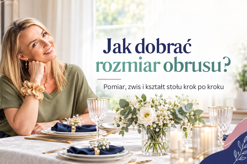 Praktyczny PORADNIK - jaki rozmiar obrusu zamówić ?
